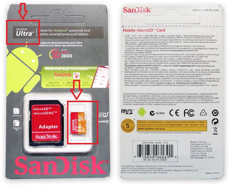 Erkennen von gefälschten Speicherkarten