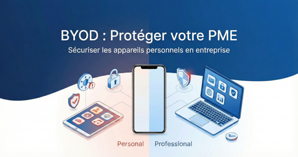 BYOD en entreprise : comment protéger votre PME quand vos collaborateurs utilisent leurs appareils personnels